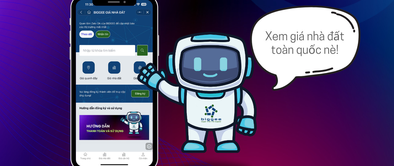 Ảnh bìa ứng dụng xem giá nhà đất