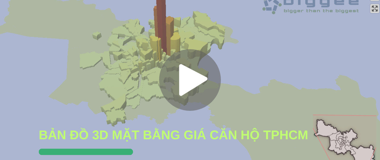 Bản đồ giá căn hộ tại TP.HCM