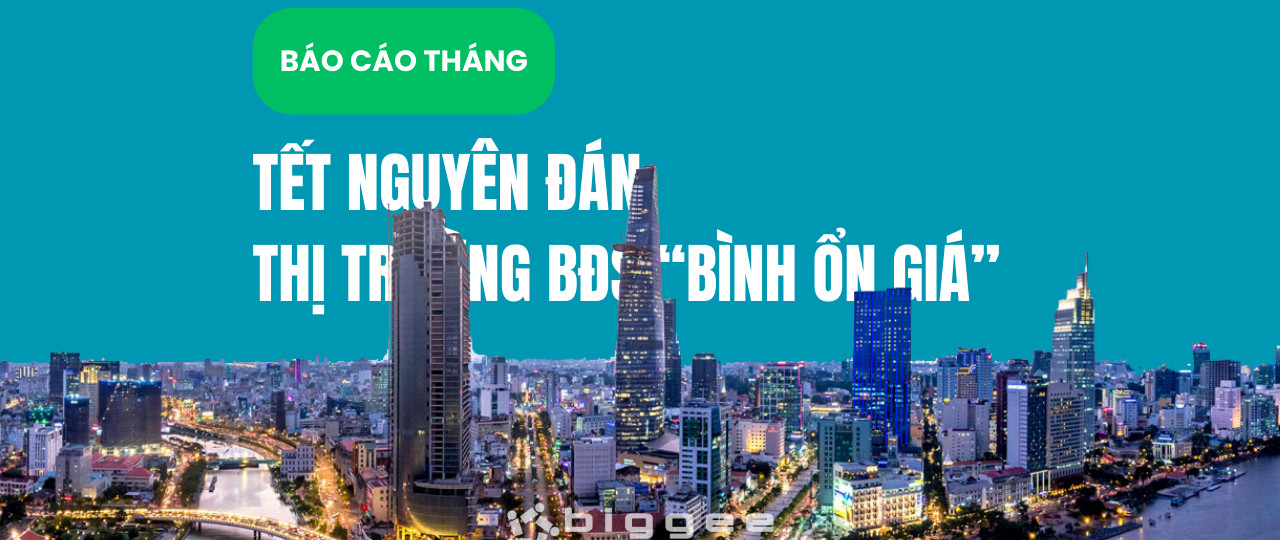 Biểu đồ thị trường bất động sản tháng 1/2025