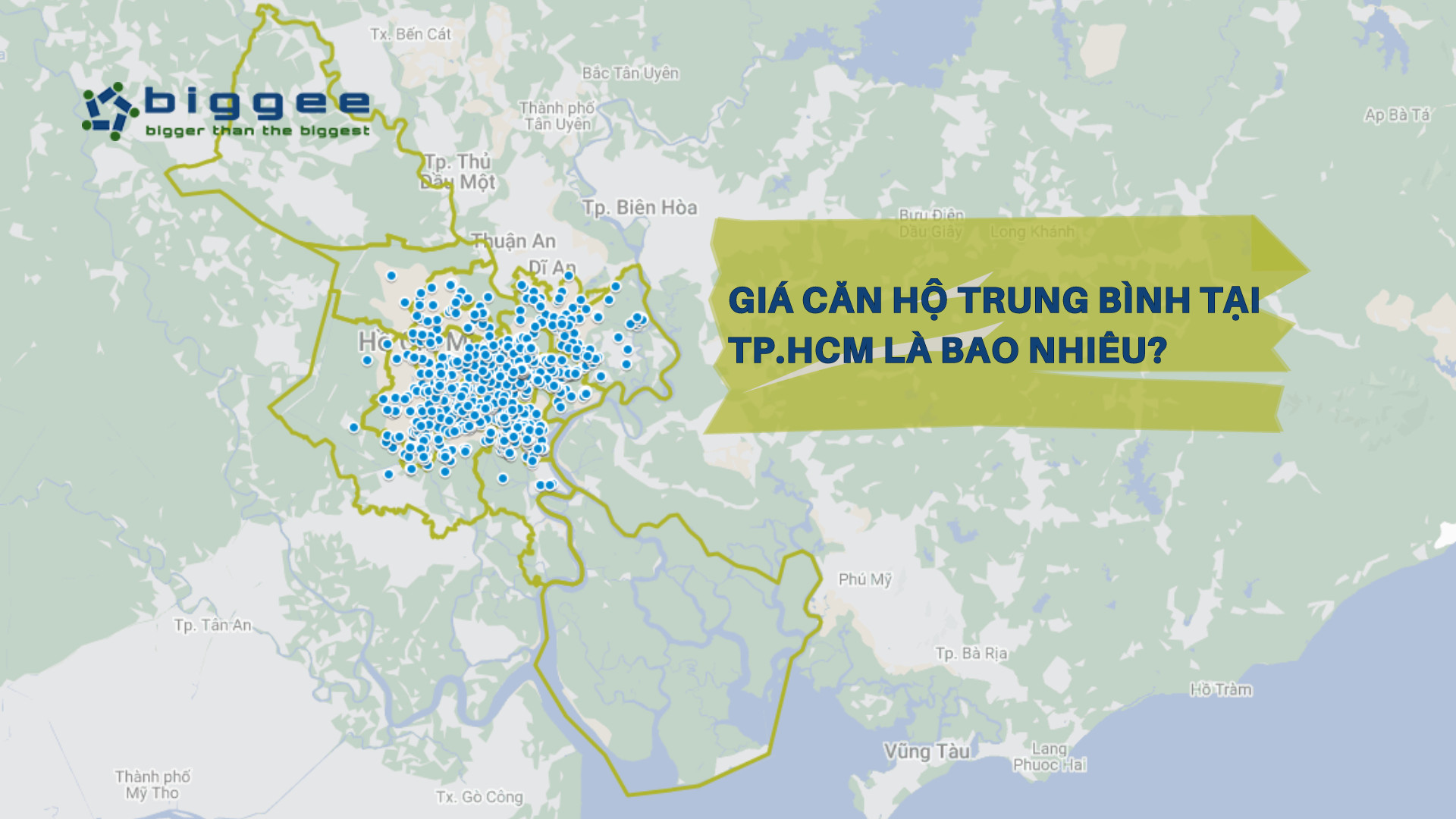 Giá căn hộ trung bình TP.HCM